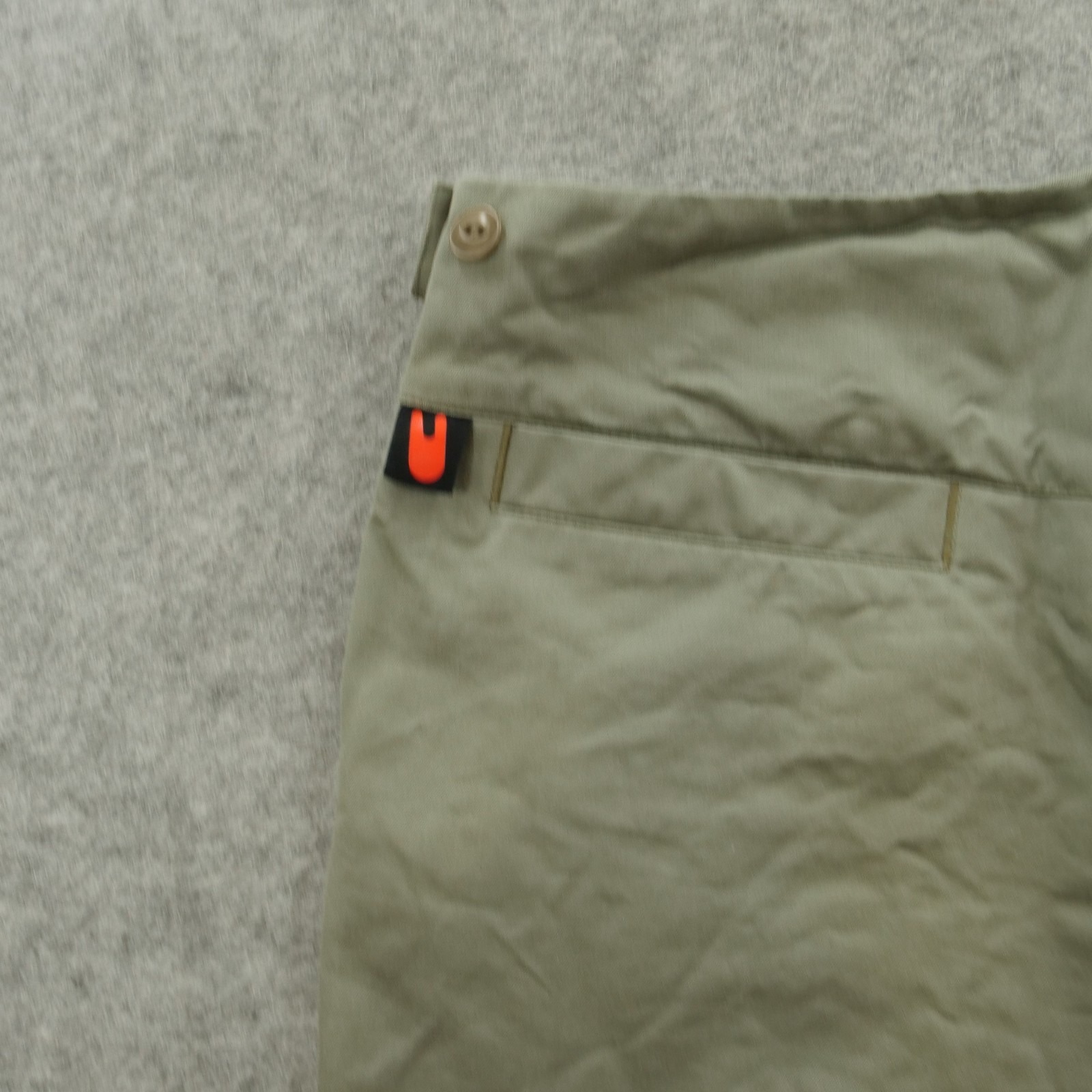 Unless Collective Shorts Mens Larg Egreen Flat Front Chino Streetwear Gorp Core — image 3 of 8